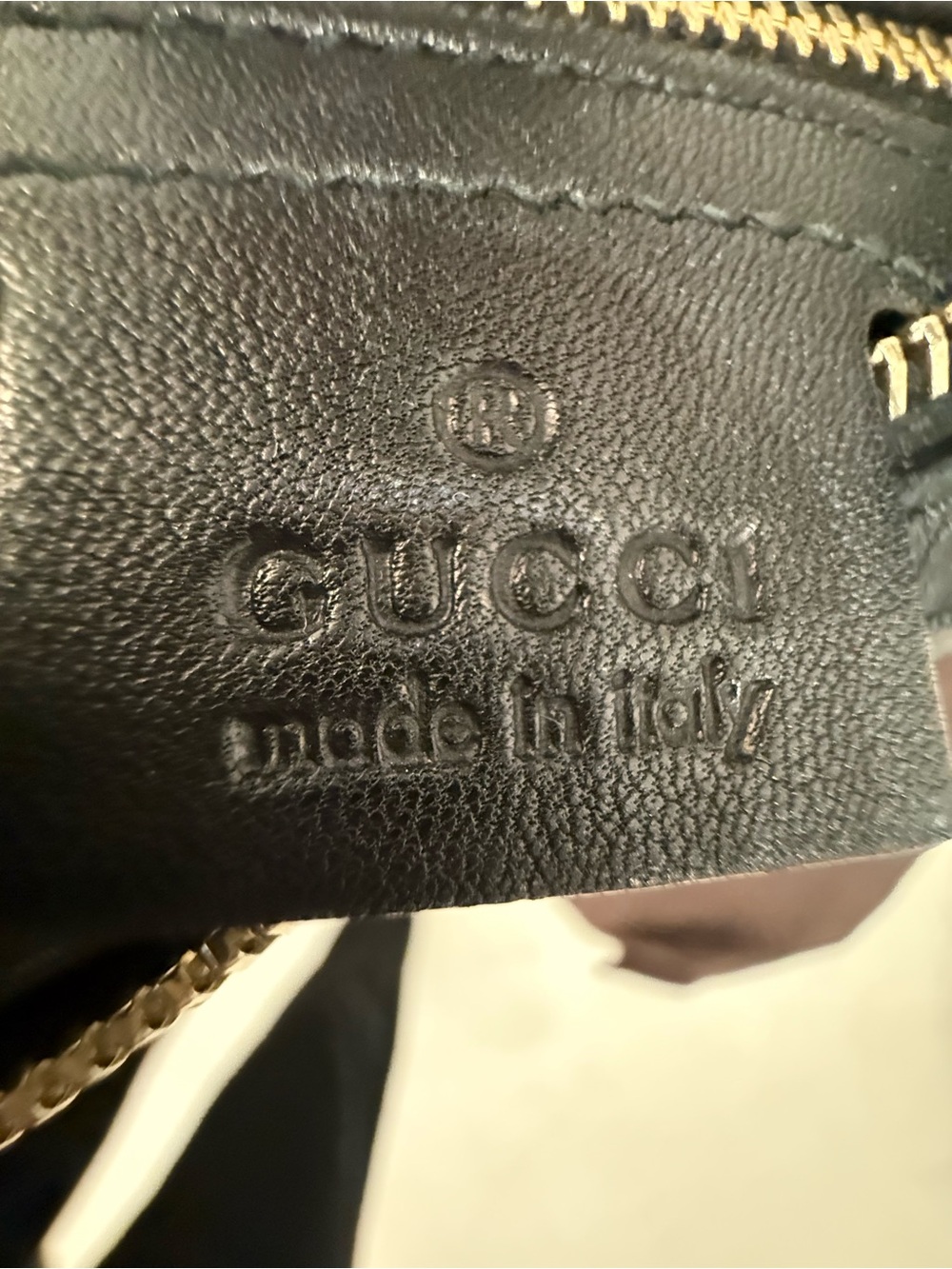 Gucci Black Leather Shoulder Bag with Horsebit Detail - Picture 12 of 15